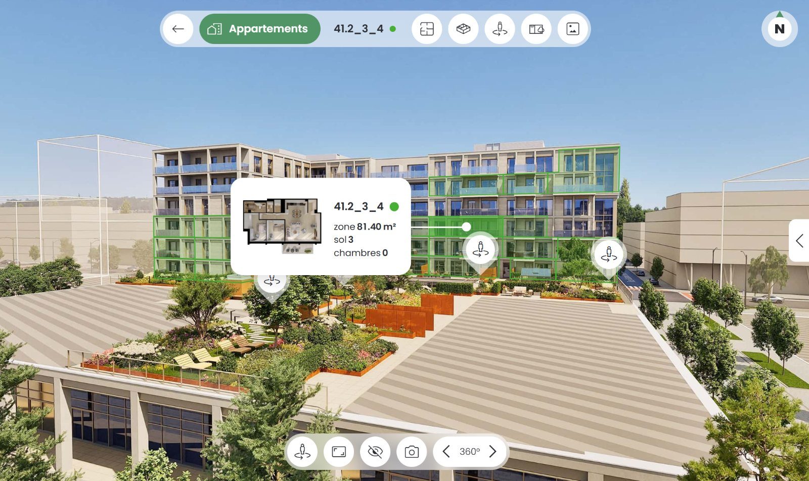 La visite virtuelle 3D, 24h/24 et 7j/7